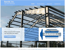 Tablet Screenshot of barnhillinc.com